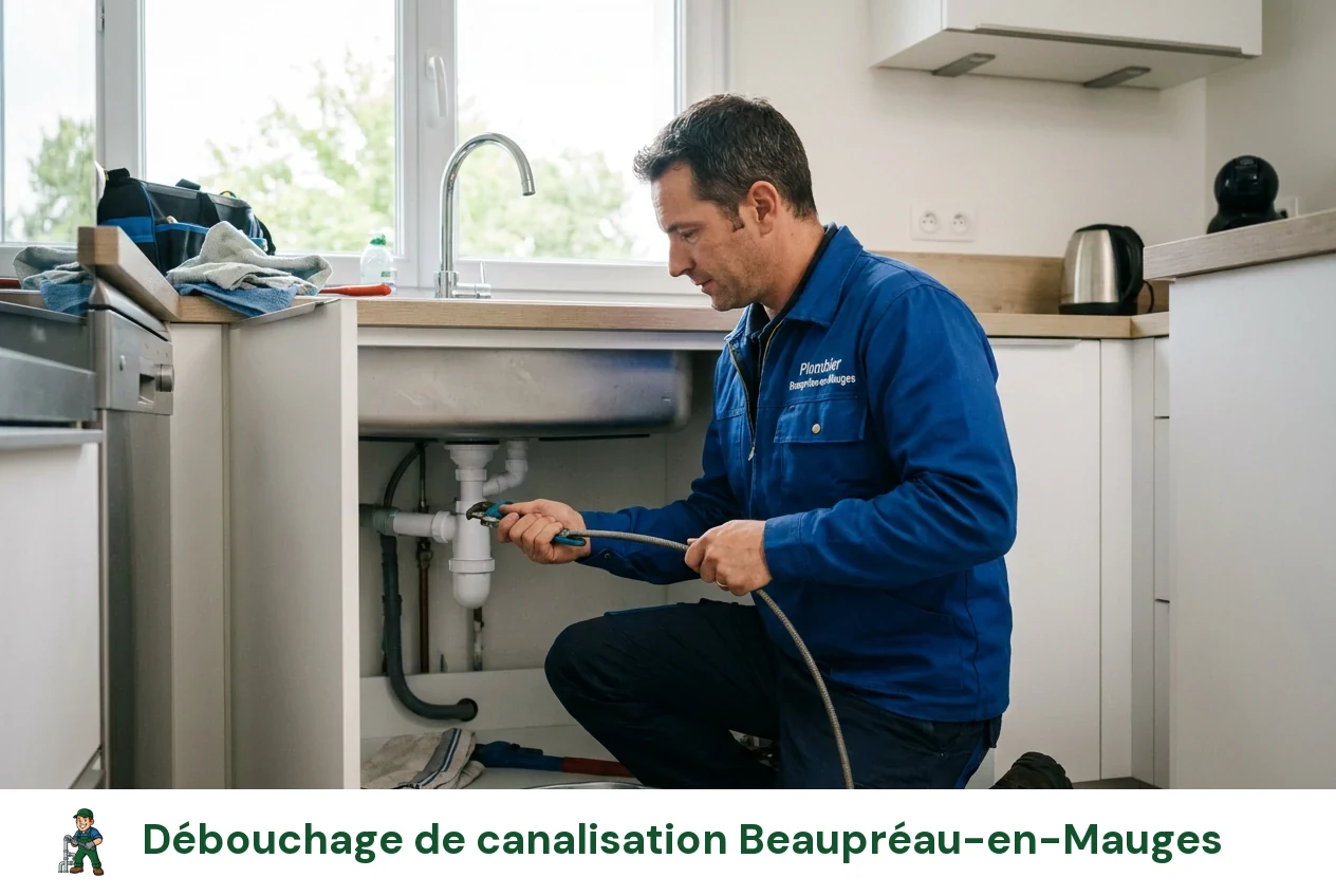 Débouchage de canalisation à Beaupréau-en-Mauges
