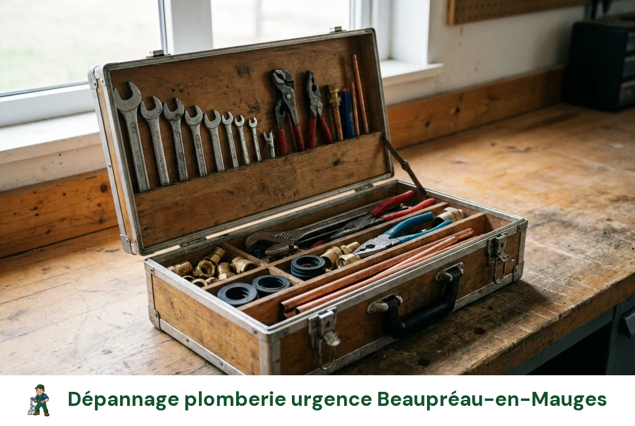 Dépannage plomberie urgence à Beaupréau-en-Mauges