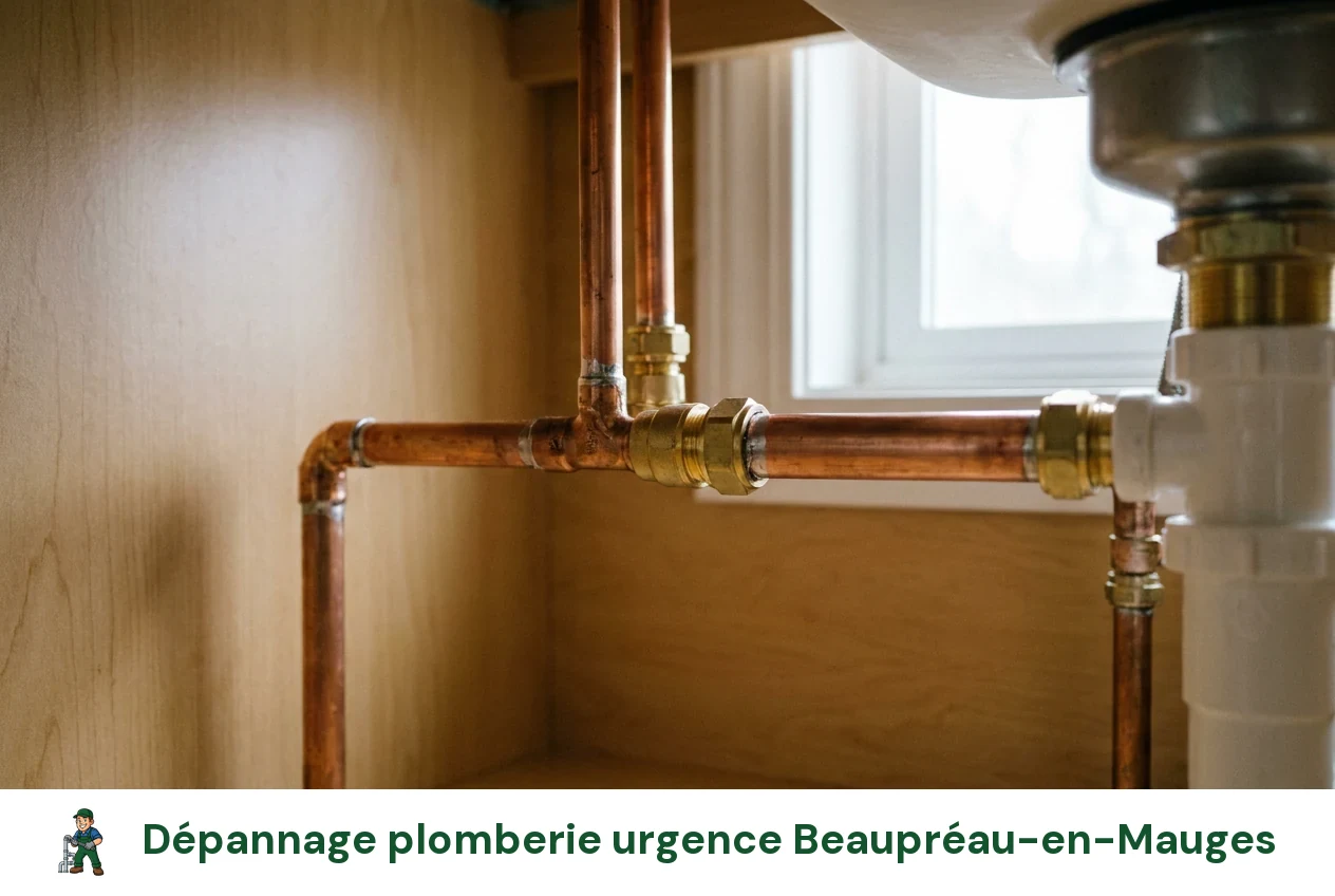 Dépannage plomberie urgence à Beaupréau-en-Mauges