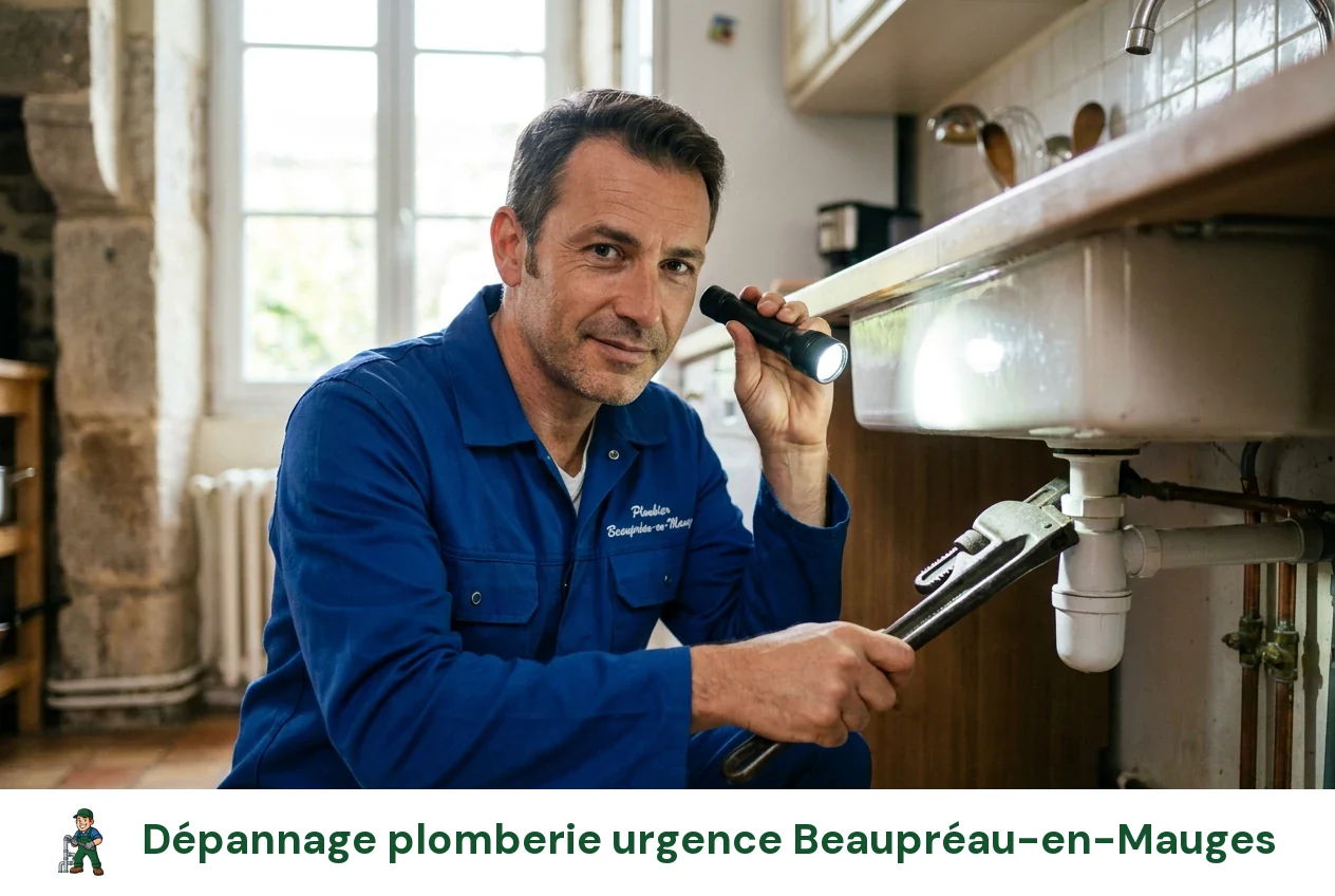 Dépannage plomberie urgence à Beaupréau-en-Mauges