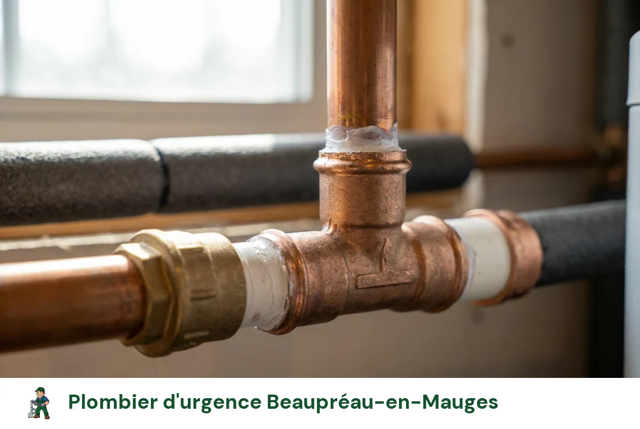 Plombier d'urgence à Beaupréau-en-Mauges