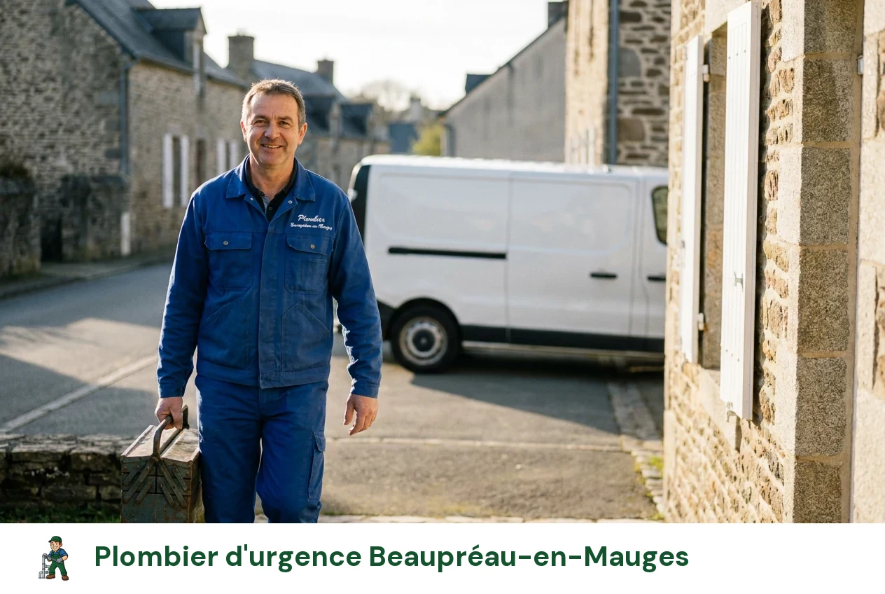 Plombier d'urgence à Beaupréau-en-Mauges