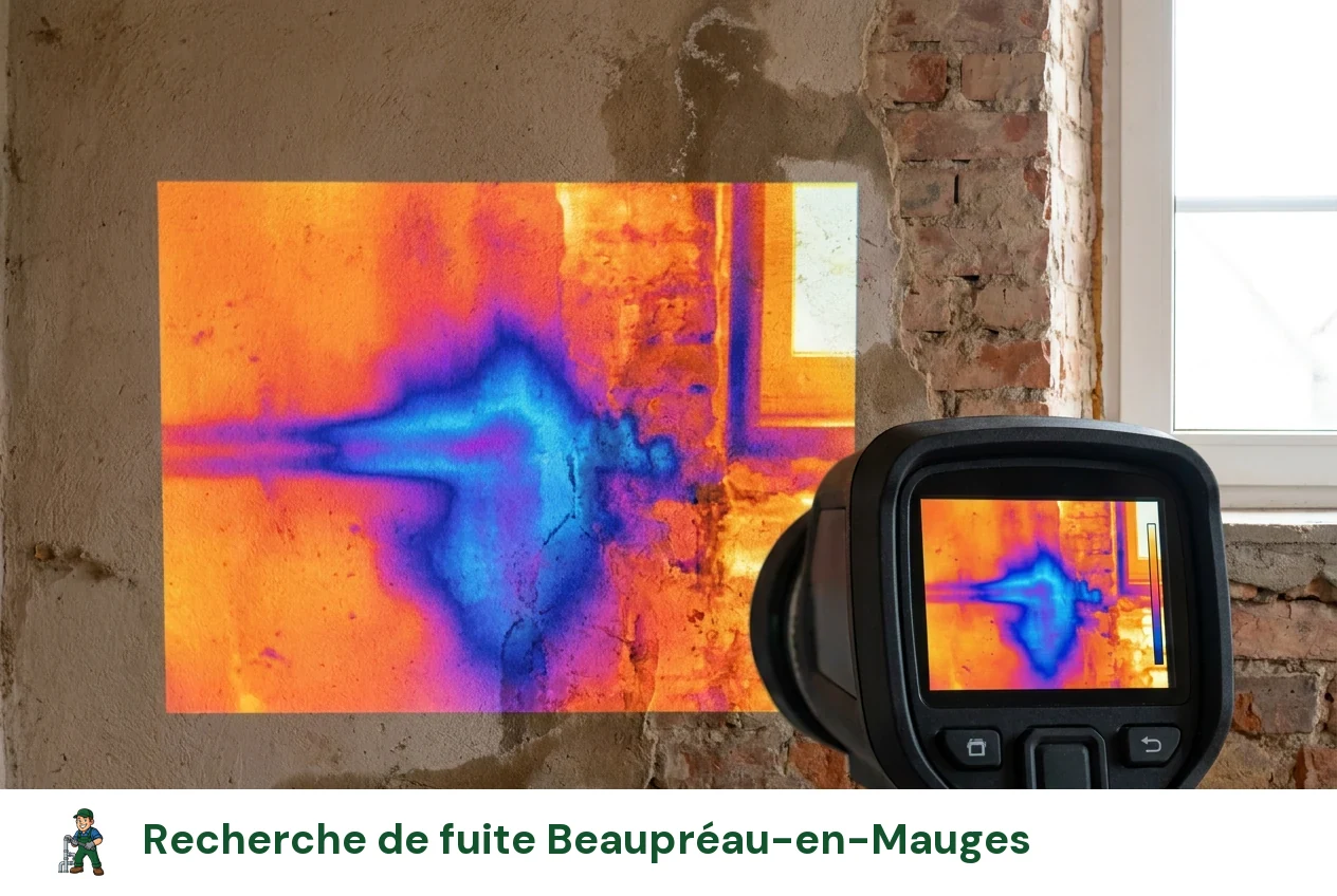 Recherche de fuite à Beaupréau-en-Mauges
