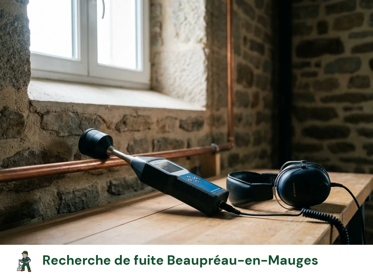Recherche de fuite à Beaupréau-en-Mauges