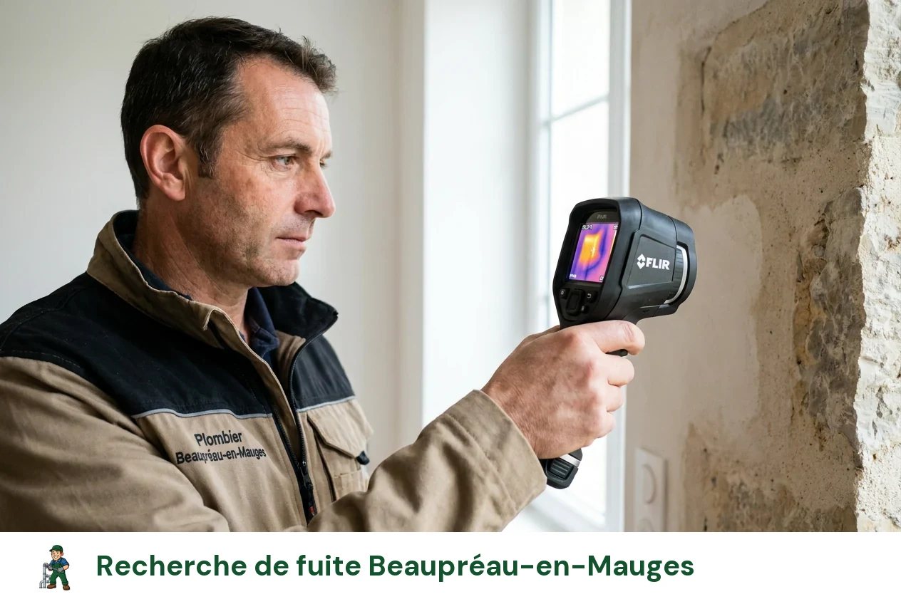 Recherche de fuite à Beaupréau-en-Mauges