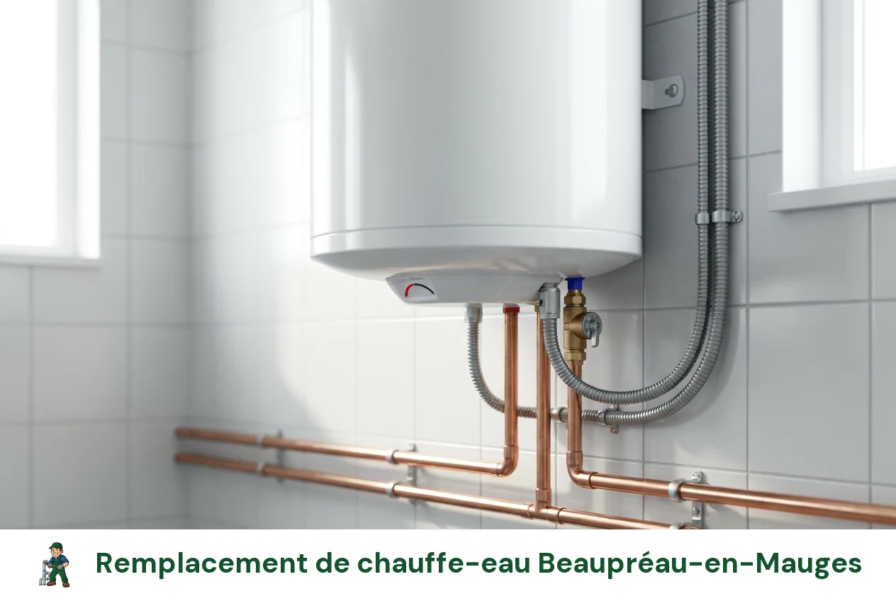 Remplacement de chauffe-eau à Beaupréau-en-Mauges