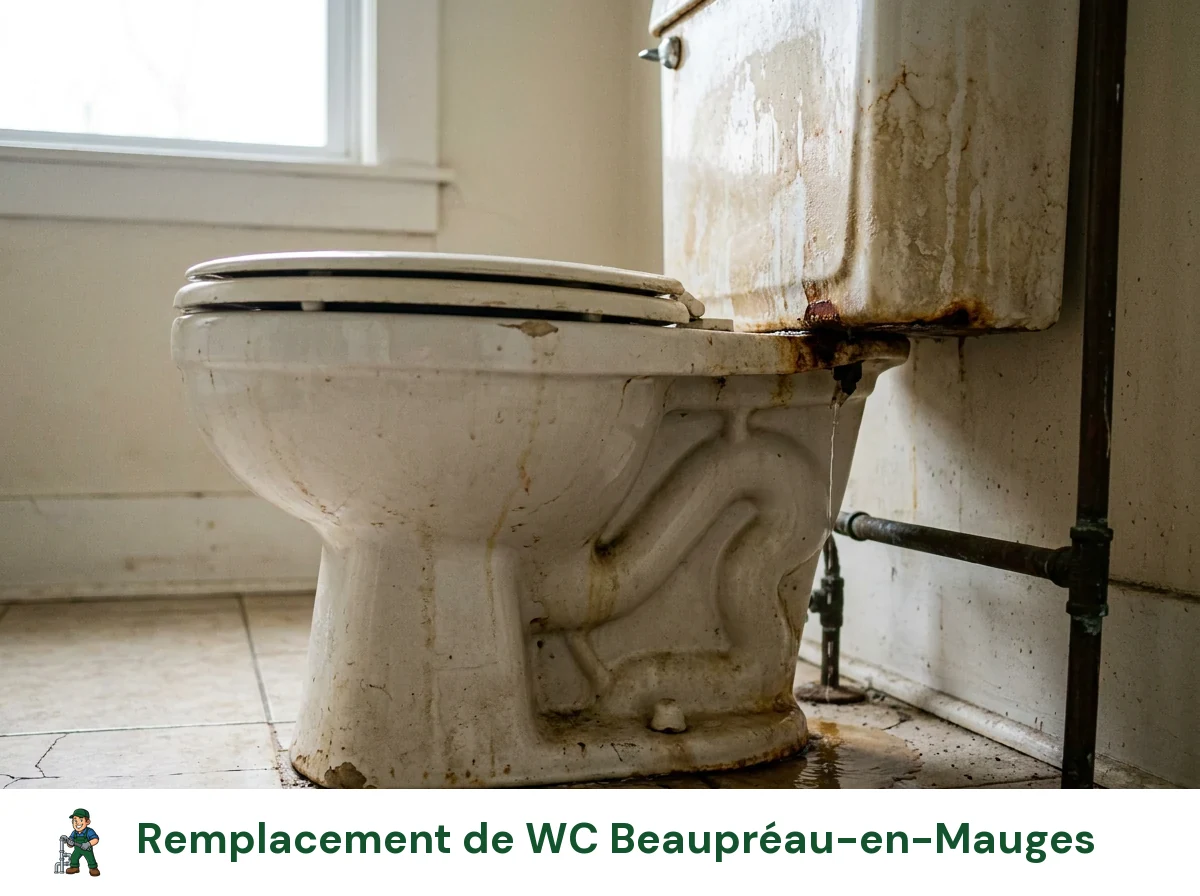 Remplacement de WC à Beaupréau-en-Mauges