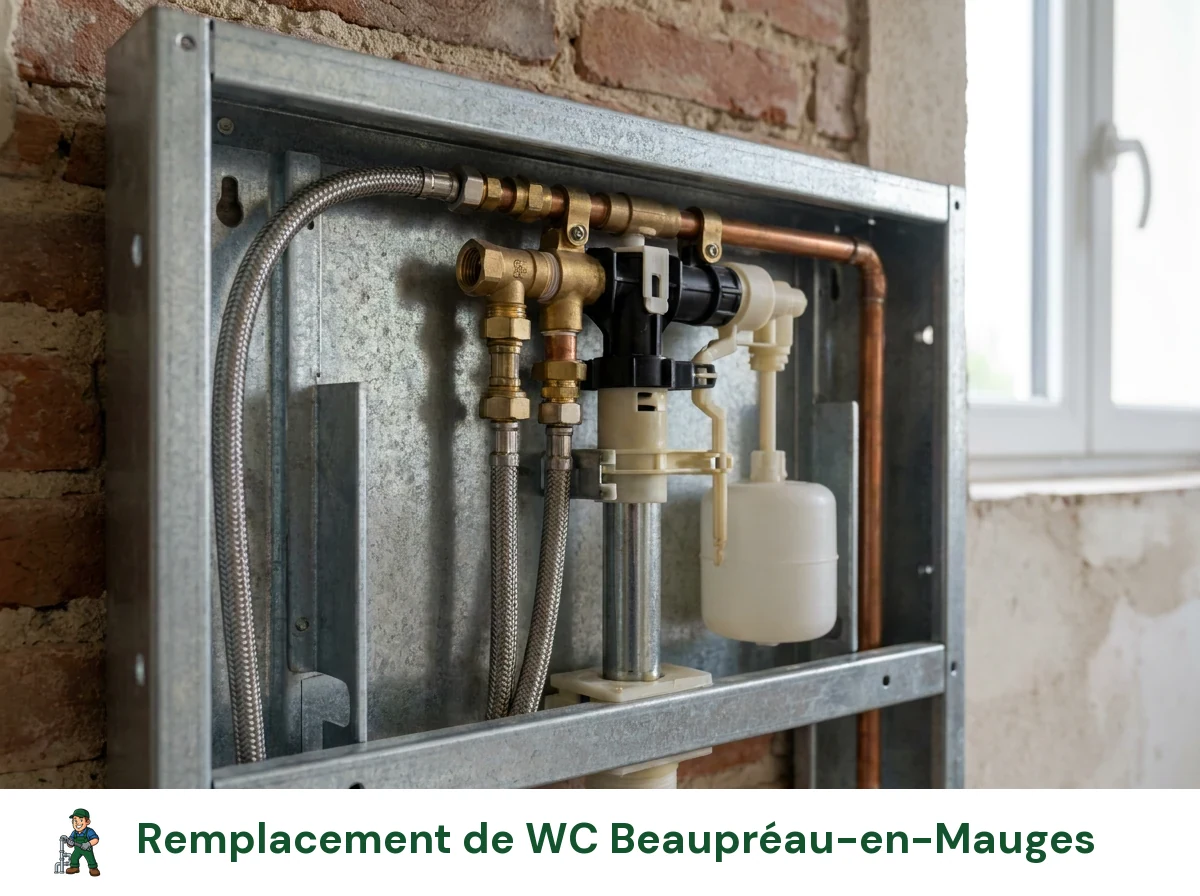 Remplacement de WC à Beaupréau-en-Mauges