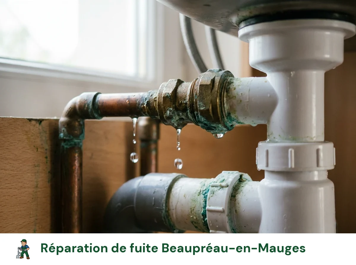 Réparation de fuite à Beaupréau-en-Mauges