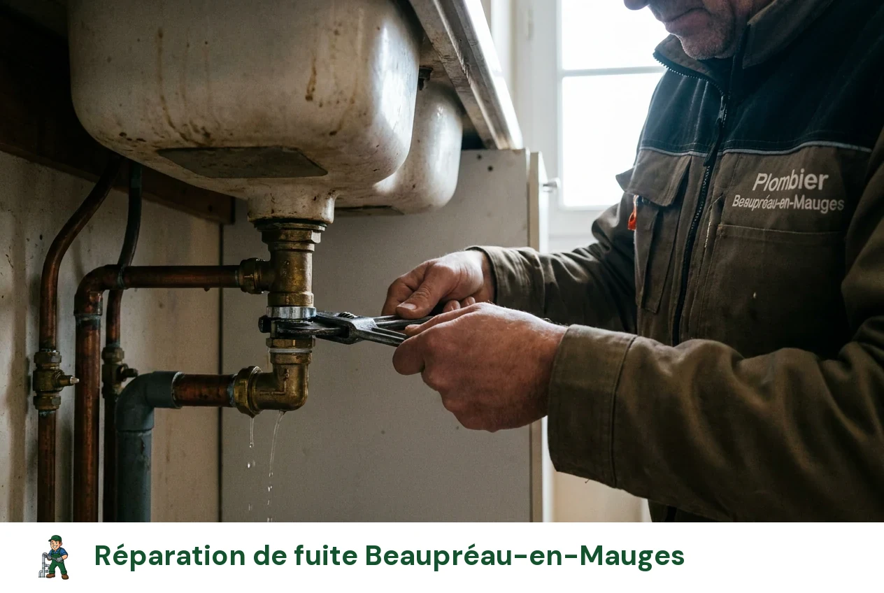 Réparation de fuite à Beaupréau-en-Mauges